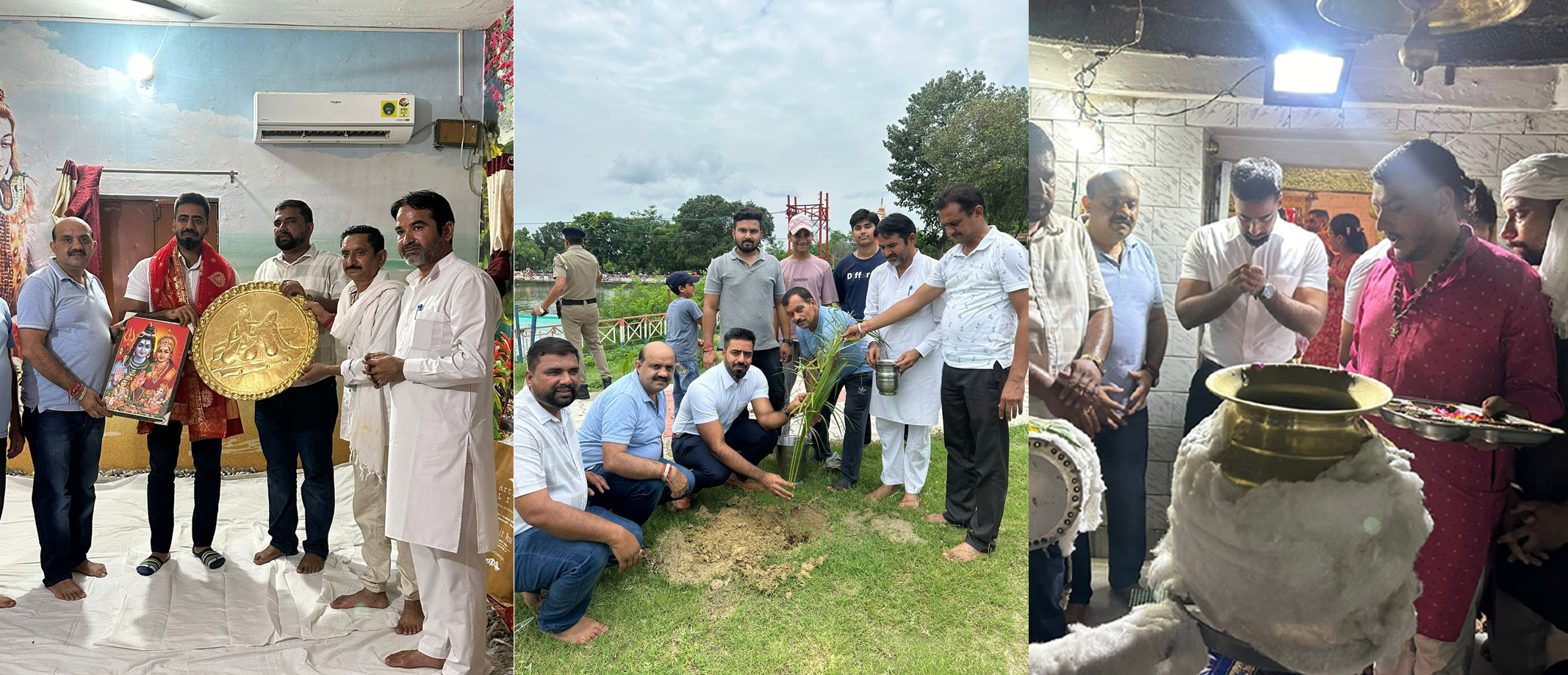 Deputy Commissioner Jatin Lal paid obeisance at Banaude Mahadev Una